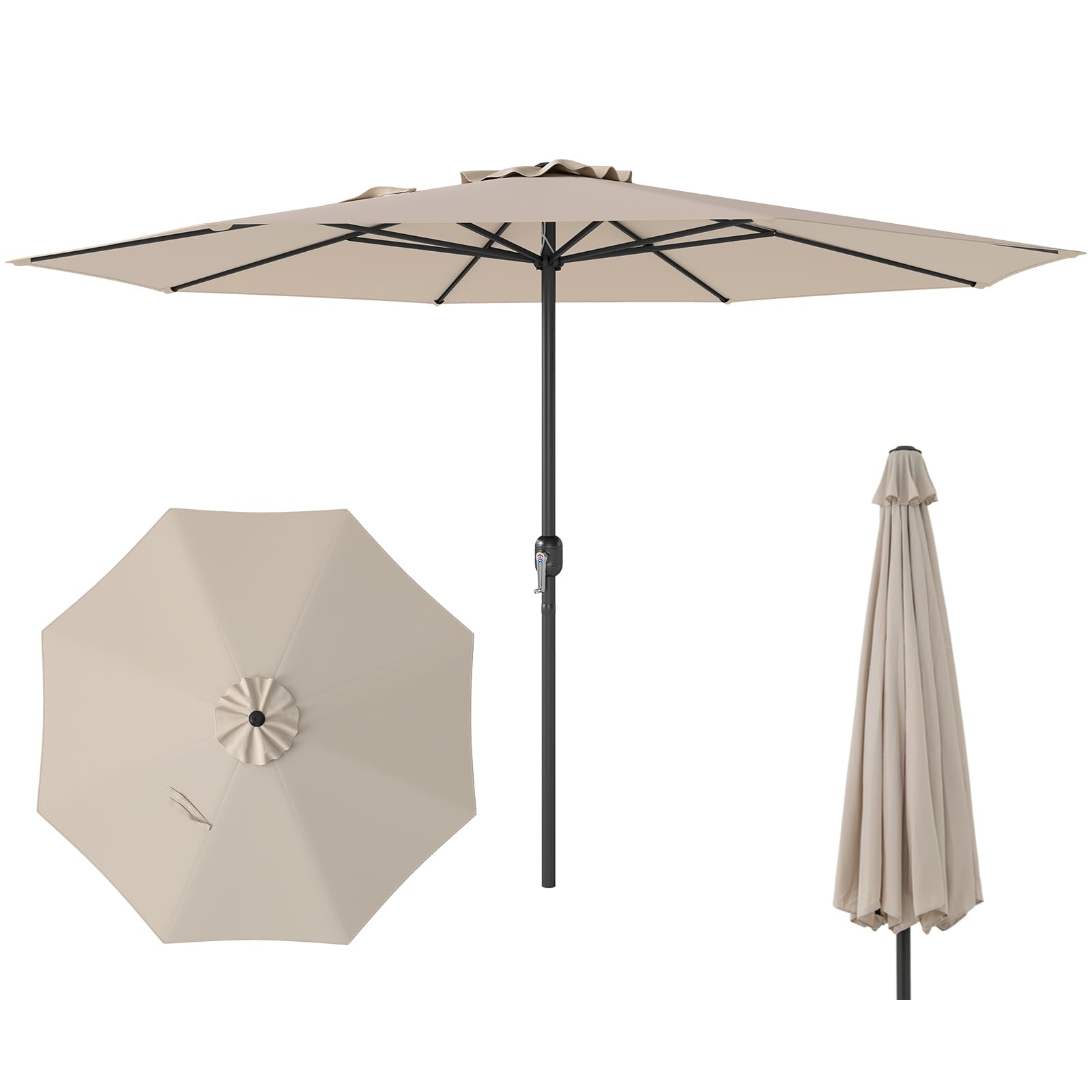Tangkula Patio Umbrella for Garden Backyard Pool